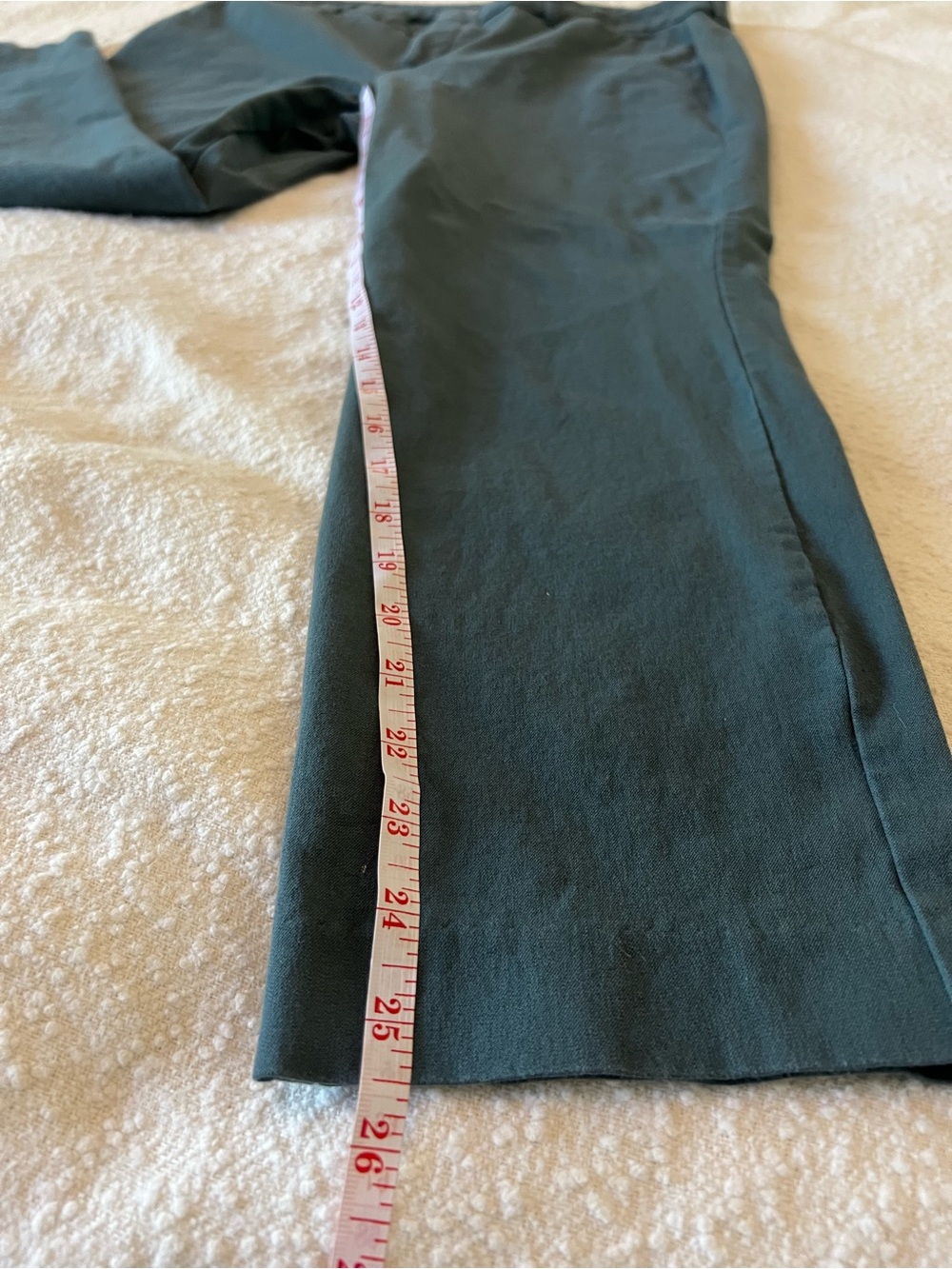 Old Navy High Rise Pixie Skinny Ankle Pants - Dark Teal - Picture 8 of 9